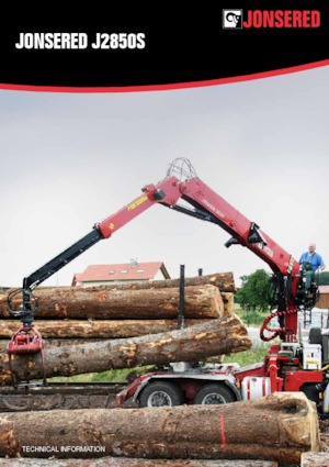 Żurawie do załadunku drewna Jonsered 2850 S 97 