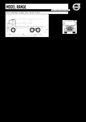 Ciągniki siodłowe ze sztywnym podwoziem Volvo Trucks FMX11.330 6x6 Rigid - B Ride