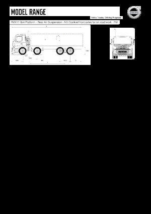 Ciągniki siodłowe ze sztywnym podwoziem Volvo Trucks FMX11.350 8x4 Platform