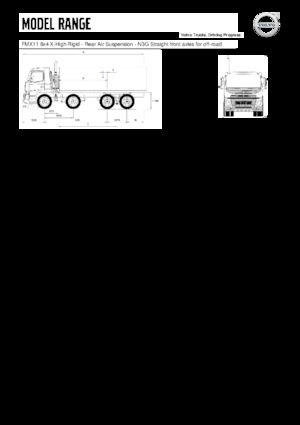 Ciągniki siodłowe ze sztywnym podwoziem Volvo Trucks FMX11.330 8x4 X-High Rigid