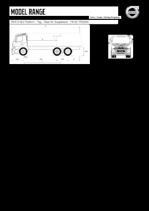 Ciągniki siodłowe ze sztywnym podwoziem Volvo Trucks FMX13.420 6x2 Platform - Tag