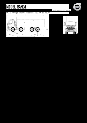 Ciągniki siodłowe ze sztywnym podwoziem Volvo Trucks FMX13.420 8x6 Rigid