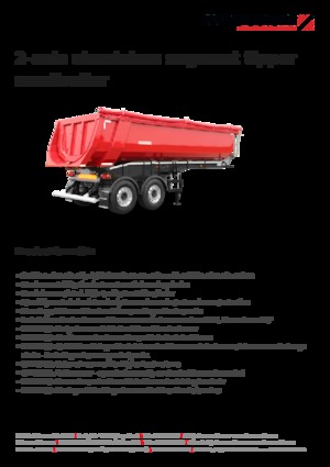 Naczepy wywrotki Schwarzmüller 2-axle aluminium segment tipper semitrailer