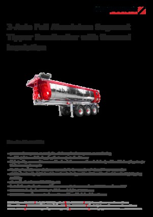 Naczepy wywrotki Schwarzmüller 3-Axle Full Aluminium Segment Tipper Semitrailer with thermal insulation