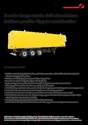 Naczepy wywrotki Schwarzmüller 3-axle large-scale full aluminium hollow profile tipper semitrailer