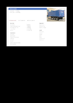 Naczepy wywrotki Reisch RHKS-3-AG09