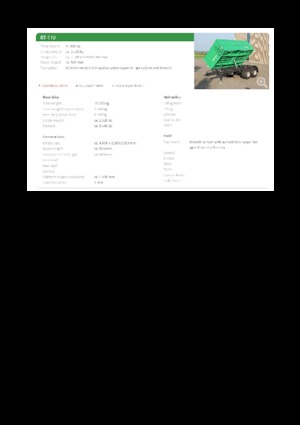 Wywrotki Reisch RT-110