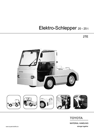 Traktor holowniczy Toyota 2 TE 18 