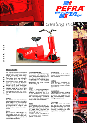 Traktor holowniczy PEFRA 505