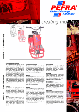 Traktor holowniczy PEFRA 506 Economy