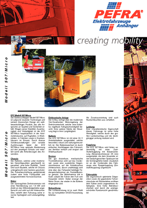 Traktor holowniczy PEFRA 507