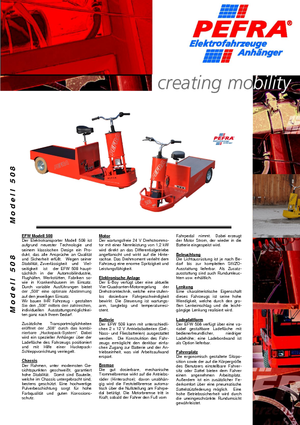 Traktor holowniczy PEFRA 508
