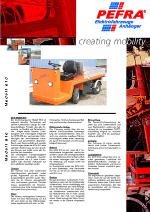 Traktor holowniczy PEFRA 610/1400