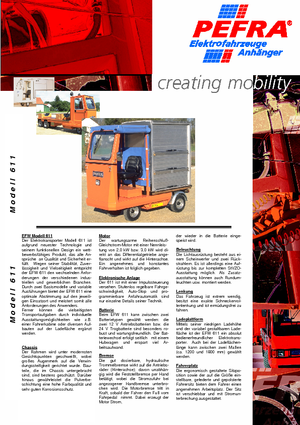 Traktor holowniczy PEFRA 611/1800