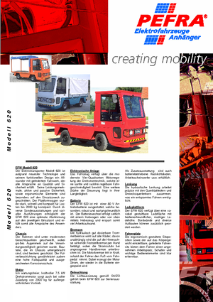 Traktor holowniczy PEFRA 620