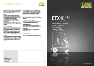 Traktor holowniczy Clark CTX 70