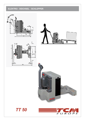 Traktor holowniczy TCM TT 50