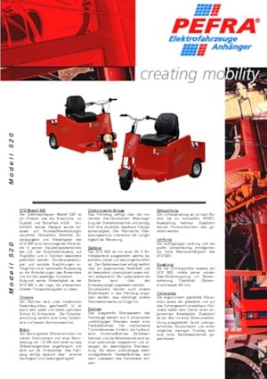 Traktor holowniczy PEFRA 520/2.5