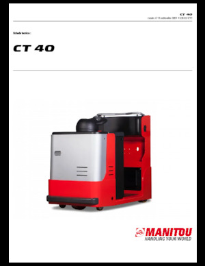 Traktor holowniczy Manitou CT 40