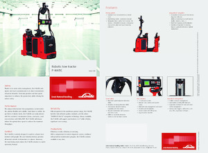 Traktor holowniczy Linde P-MATIC