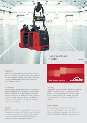 Traktor holowniczy Linde P-MATIC