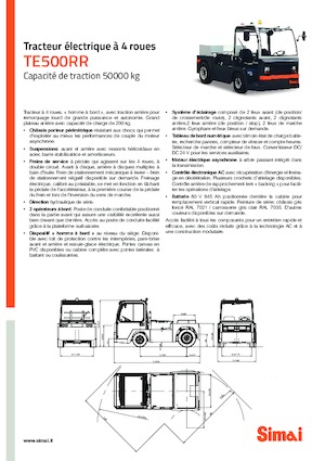 Traktor holowniczy Simai TE 500 RR