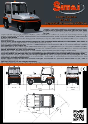 Traktor holowniczy Simai TE 250 R