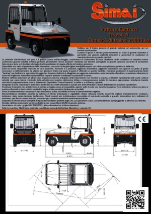 Traktor holowniczy Simai TE 250 R