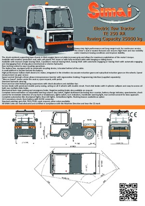 Traktor holowniczy Simai TE 250 RR