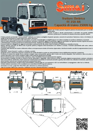 Traktor holowniczy Simai TE 250 RR