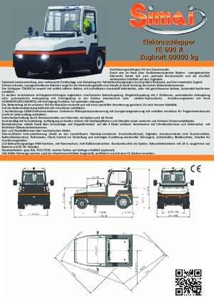 Traktor holowniczy Simai TE 600 R