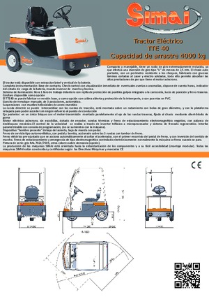 Traktor holowniczy Simai TTE 40 ac
