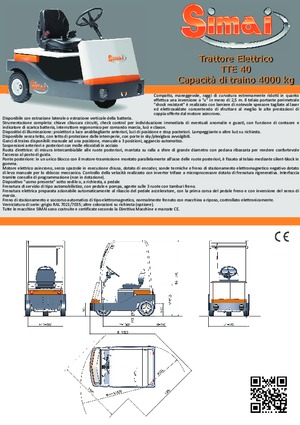 Traktor holowniczy Simai TTE 40 ac