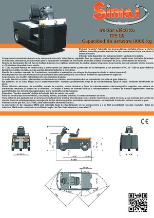 Traktor holowniczy Simai TTE 80 ac