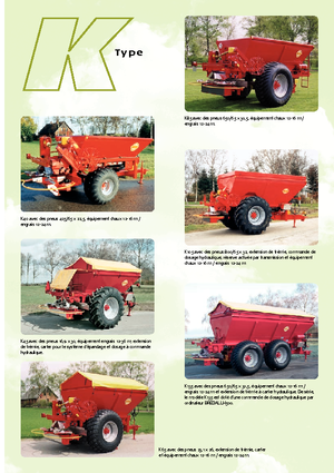 Rozsiewacze nawozów Bredal K 105 LB