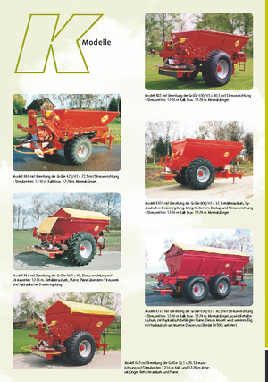 Rozsiewacze nawozów Bredal K 105 LB