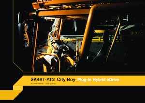 Żurawie wieżowe dolnoobrotowe z wysięgnikiem wodzakowym mocowane na ciężarówce Spierings SK487-AT3