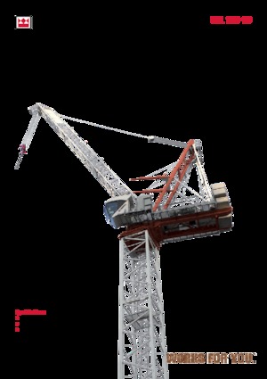 Żurawie wieżowe-WS-górnoobrotowy Terex Comedil (Zeppelin) CTL 140-10