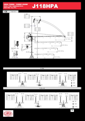 Żurawie wieżowe-WS-górnoobrotowy Jaso J118HPA