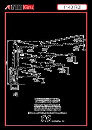 Żurawie wieżowe dolnoobrotowe z wysięgnikiem wodzakowym FM-Gru 1140 RBI