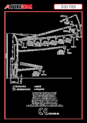 Żurawie wieżowe dolnoobrotowe z wysięgnikiem wodzakowym FM-Gru 930 RBI