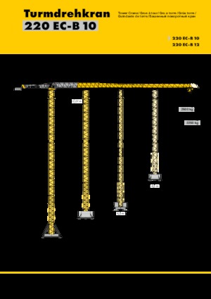 Żurawie wieżowe-WS-górnoobrotowy Liebherr 220 EC-B 10