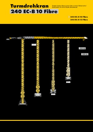 Żurawie wieżowe-WS-górnoobrotowy Liebherr 240 EC-B 10 Fibre