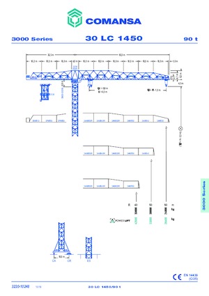 Żurawie wieżowe-WS-górnoobrotowy Comansa 30LC1450