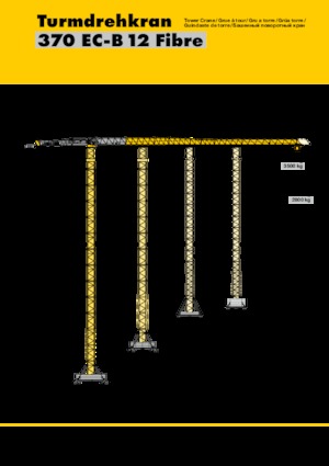 Żurawie wieżowe-WS-górnoobrotowy Liebherr 370 EC-B 12 Fibre