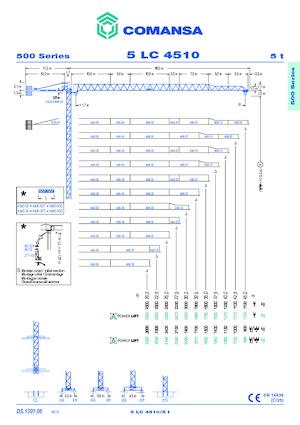 Żurawie wieżowe-WS-górnoobrotowy Comansa 5LC4510