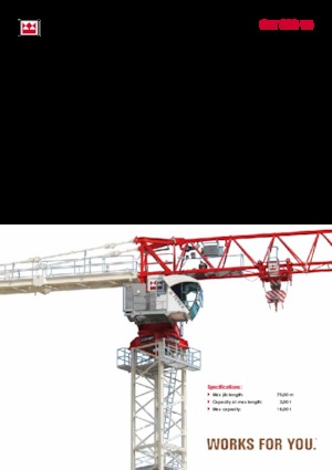 Żurawie wieżowe-WS-górnoobrotowy Terex Comedil (Zeppelin) CTT 332-16