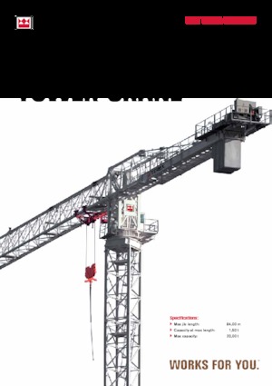 Żurawie wieżowe-WS-górnoobrotowy Terex Comedil (Zeppelin) CTT 561A-32