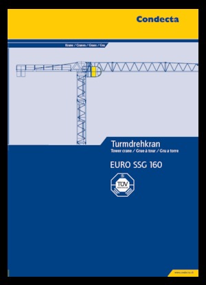 Żurawie wieżowe-WS-górnoobrotowy Condecta EURO SSG 160