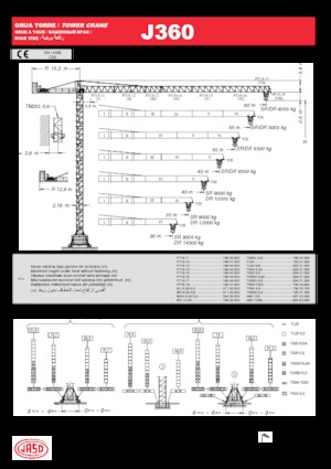 Żurawie wieżowe-WS-górnoobrotowy Jaso J360